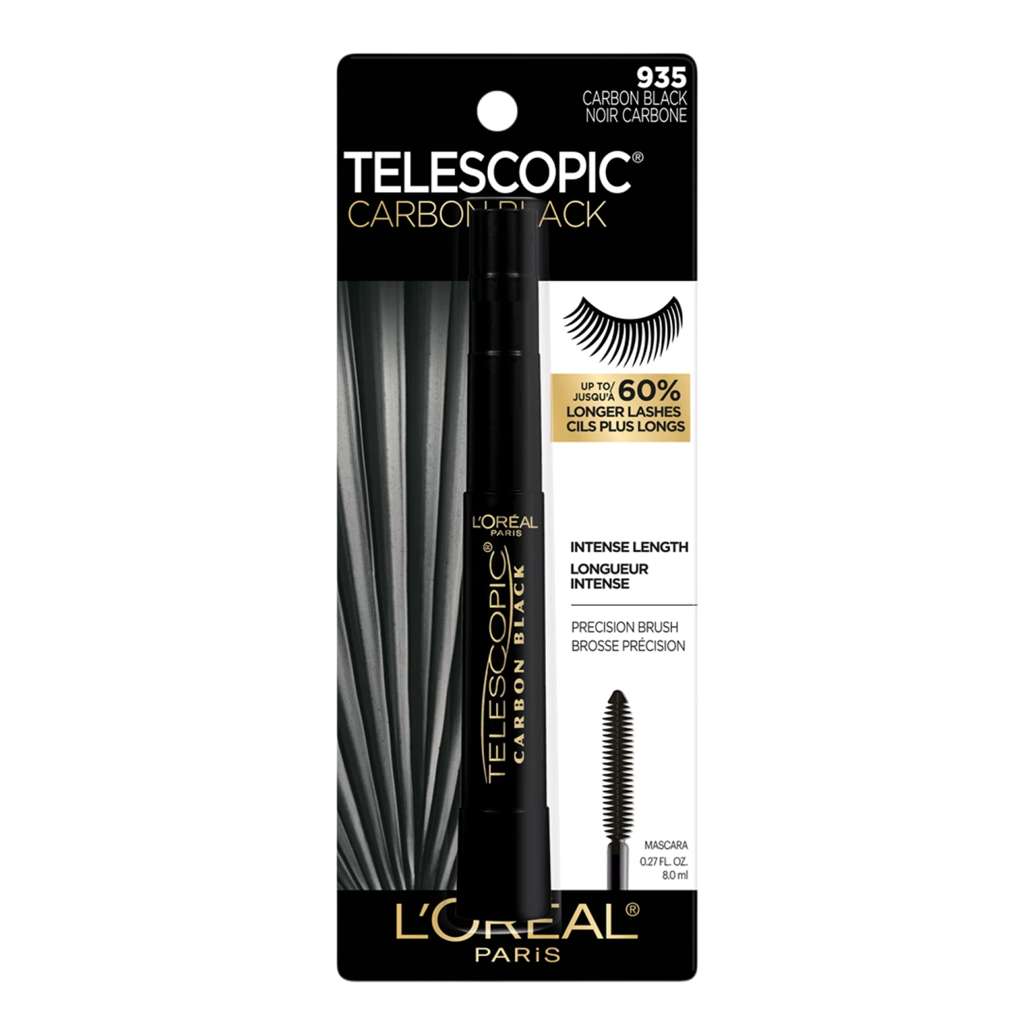 L'Oreal Telescopic Carbon Black Mascara 2 L'Oreal Telescopic Carbon Black Mascara - Image 2