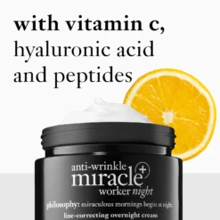 Philosophy Anti-Wrinkle Miracle Worker+ Line Correcting Moisturizer Overnight Cream 11 Philosophy Anti-Wrinkle Miracle Worker+ Line Correcting Moisturizer Overnight Cream -Clinique || Lancome || L'Oreal Sales Shop 2535869cm alt03