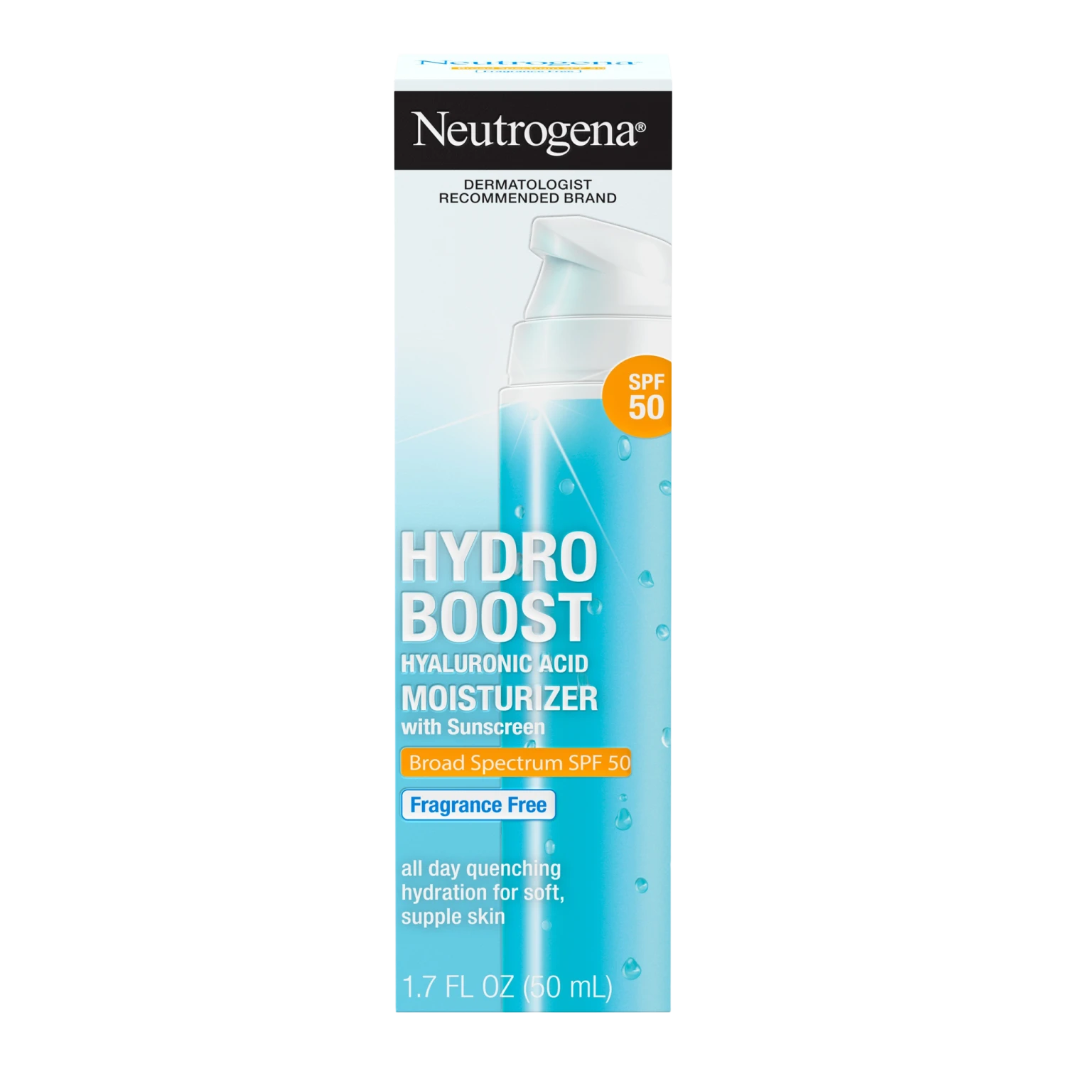 Neutrogena Hydro Boost Hyaluronic Acid Moisturizer SPF 50 3 Neutrogena Hydro Boost Hyaluronic Acid Moisturizer SPF 50 - Image 3