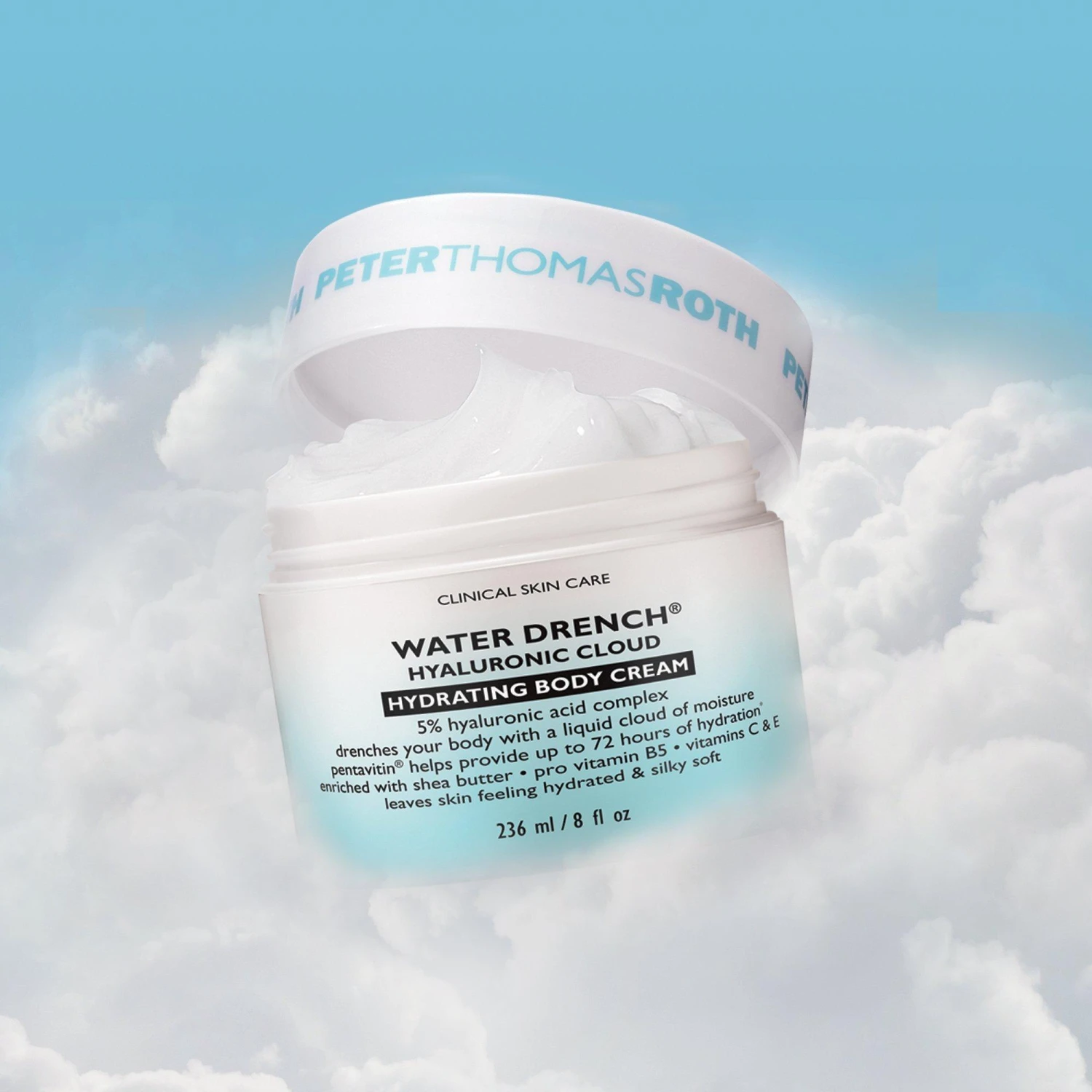 Peter Thomas Roth Water Drench Hyaluronic Cloud Hydrating Body Cream 2 Peter Thomas Roth Water Drench Hyaluronic Cloud Hydrating Body Cream - Image 2