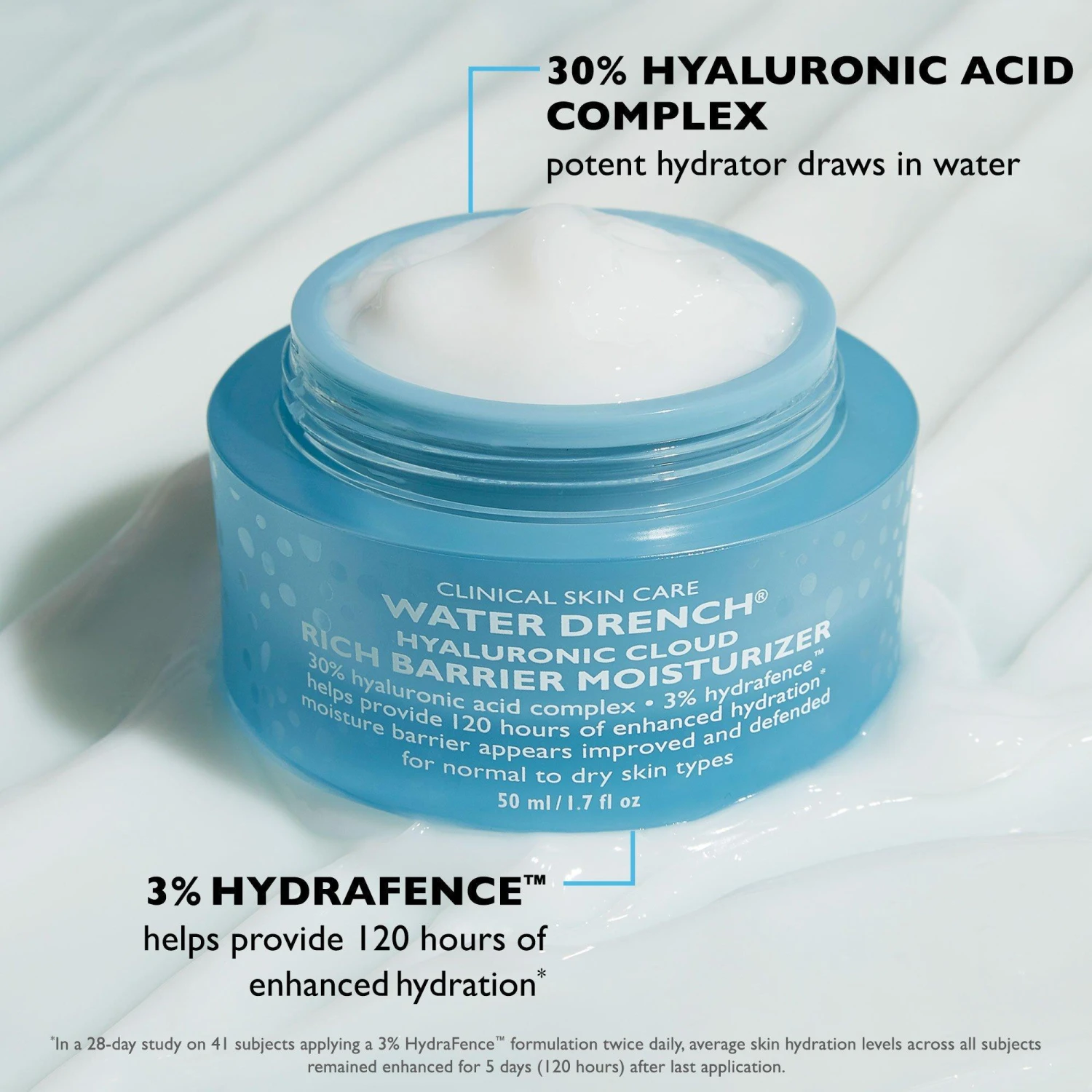 Peter Thomas Roth Water Drench Hyaluronic Cloud Rich Barrier Moisturizer 6 Peter Thomas Roth Water Drench Hyaluronic Cloud Rich Barrier Moisturizer - Image 6