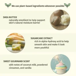 Limited Edition Buttercream Vanilla Cake Herbal Body Moisturizer