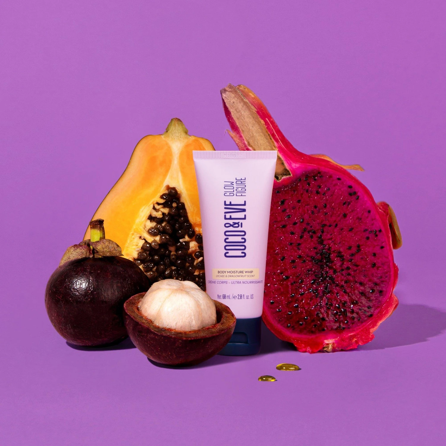 Glow Figure Lychee & Dragon Fruit Whipped Body Cream 2 Glow Figure Lychee & Dragon Fruit Whipped Body Cream - Image 2