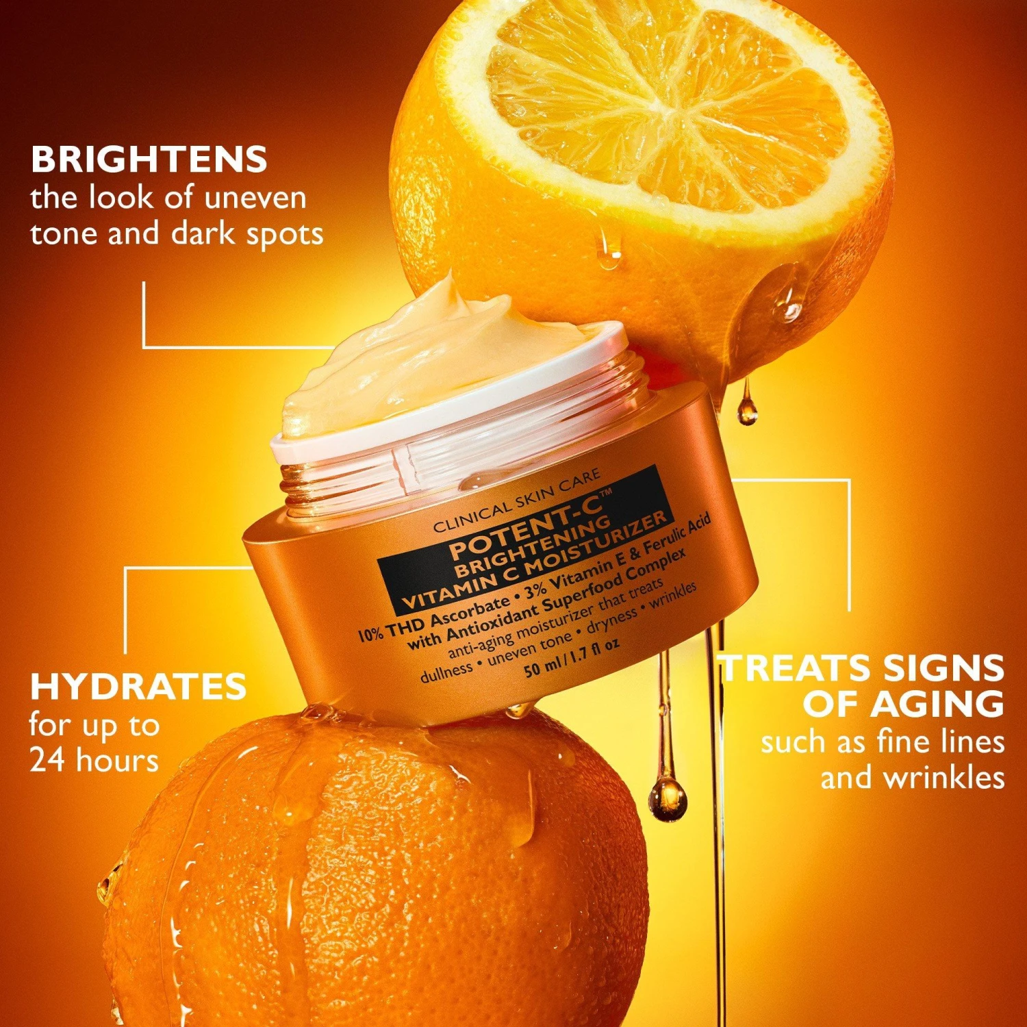 Peter Thomas Roth POTENT C Brightening Vitamin C Moisturizer 2 Peter Thomas Roth POTENT C Brightening Vitamin C Moisturizer - Image 2