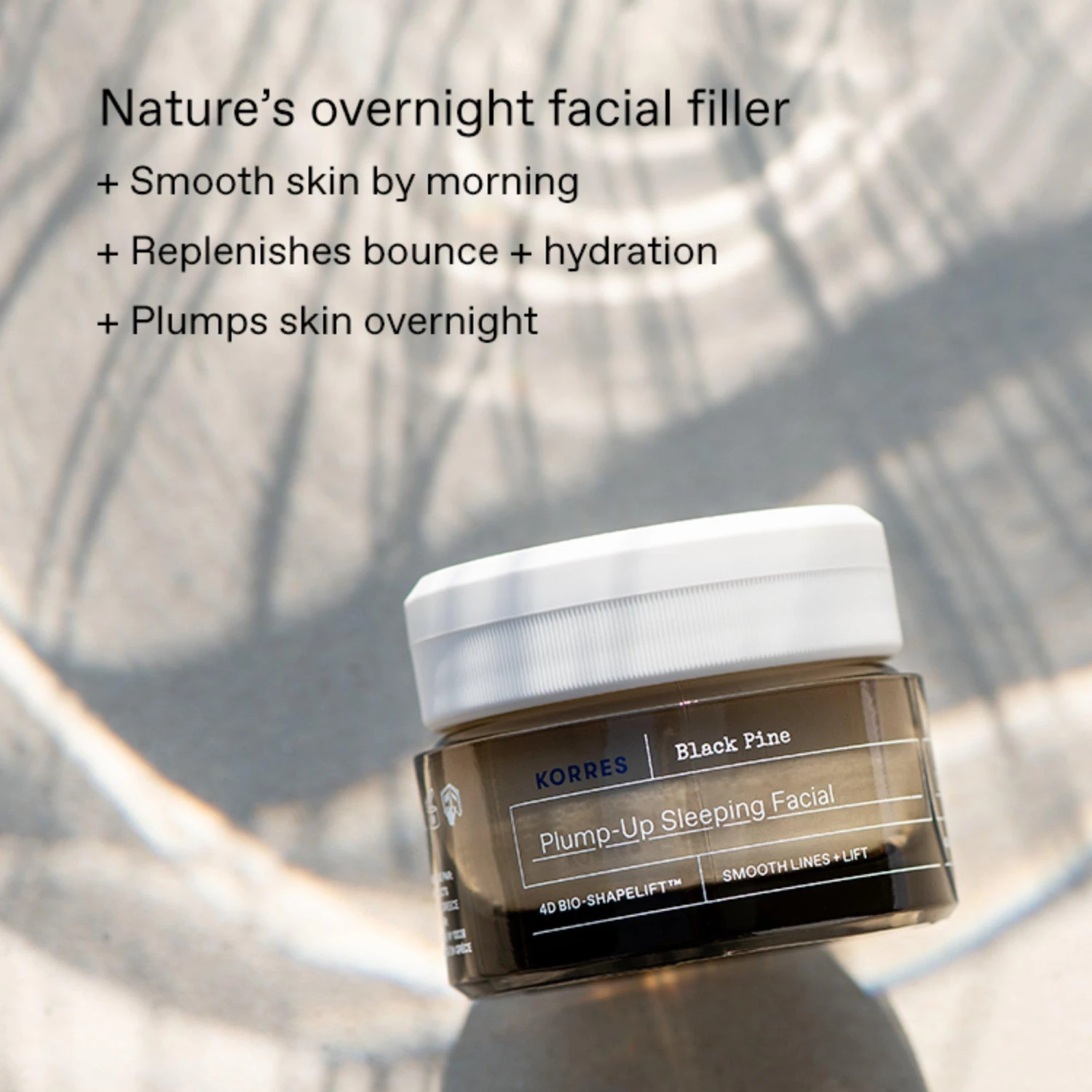 KORRES Black Pine Plump-Up Sleeping Facial 4 KORRES Black Pine Plump-Up Sleeping Facial - Image 4